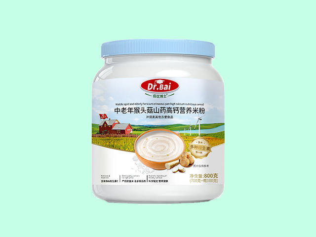 中老年猴头菇山药高钙营养米粉