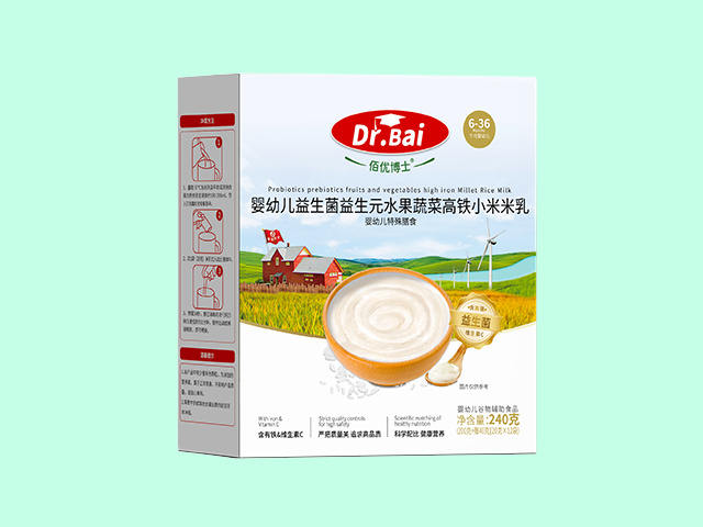 婴幼儿益生菌益生元水果蔬菜高铁小米米乳（