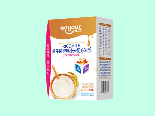 傲龙益生菌护小米配方米乳小米铁锌钙多维（