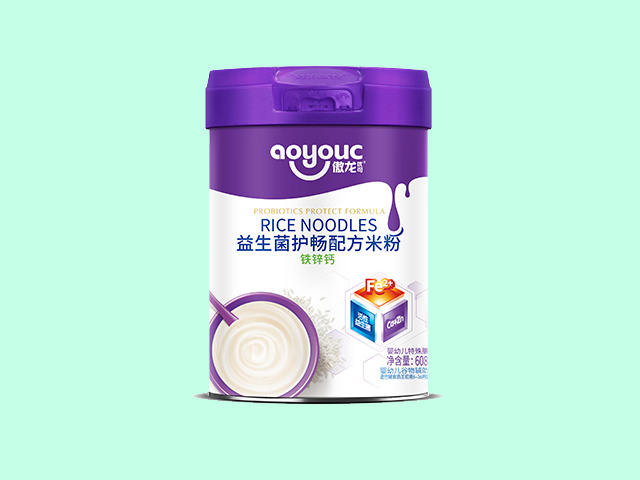 傲龙益生菌护畅配方米粉铁锌钙（罐装）