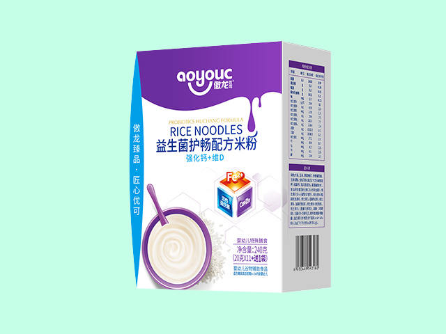 傲龙优可益生菌护畅配方米粉强化钙+维D（